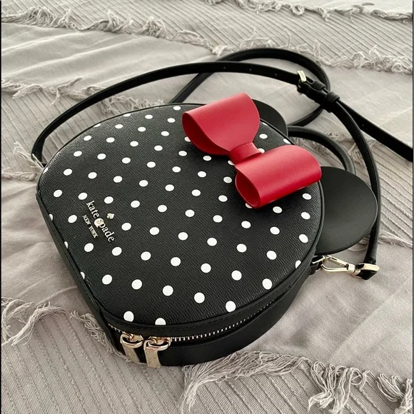 BNWOT! Kate Spade Minnie Mouse Crossbody Bag With Detachable Strap - Picture 11 of 15